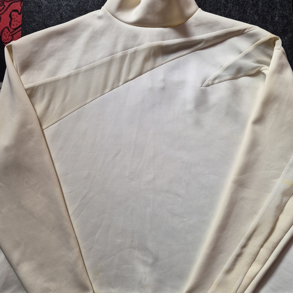 Zara Cream A-Line Shirt With Small Stain That A Cleans Can Remove.